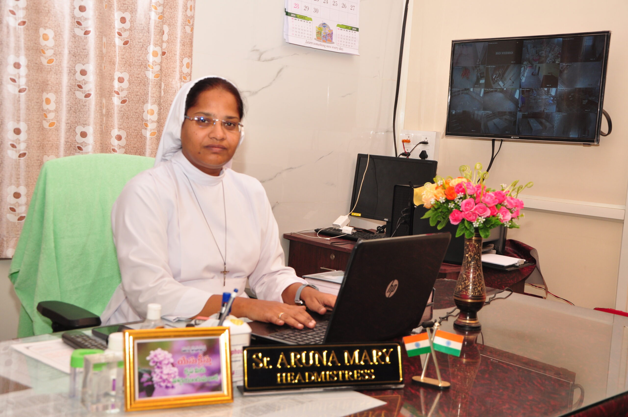 Sr Aruna Mary,Principal